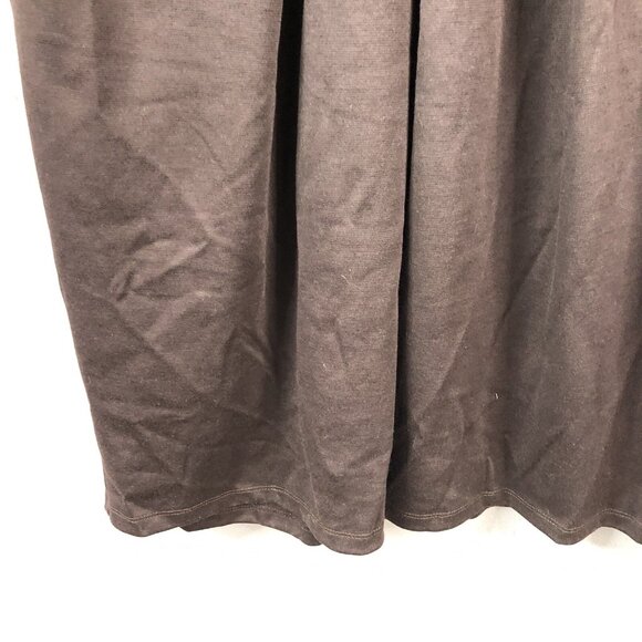 IGIGI Dress Womens 22 Plus Size Brown Office Career Stretch Knit Ruffle Feminine - Picture 9 of 15